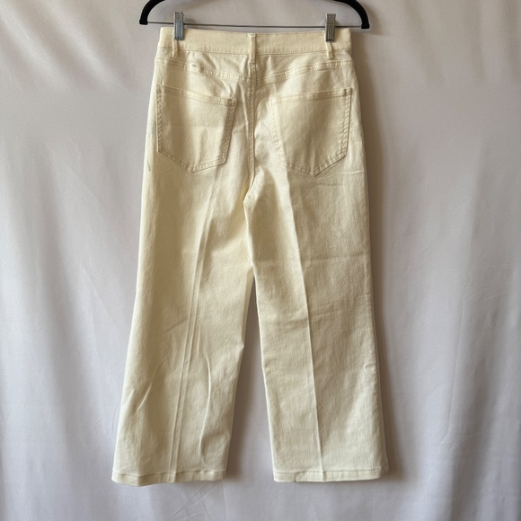 J MCLAUGHLIN LOWDEN WIDE LEG JEAN PANT HIGH WAIST COASTAL CHIC MODERN CLASSIC 4 - Picture 3 of 9